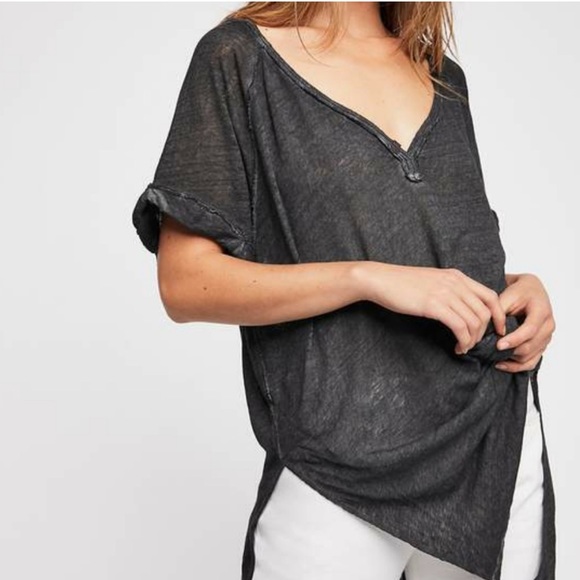 We The Free Tops - Free people we the free charcoal gray tunic